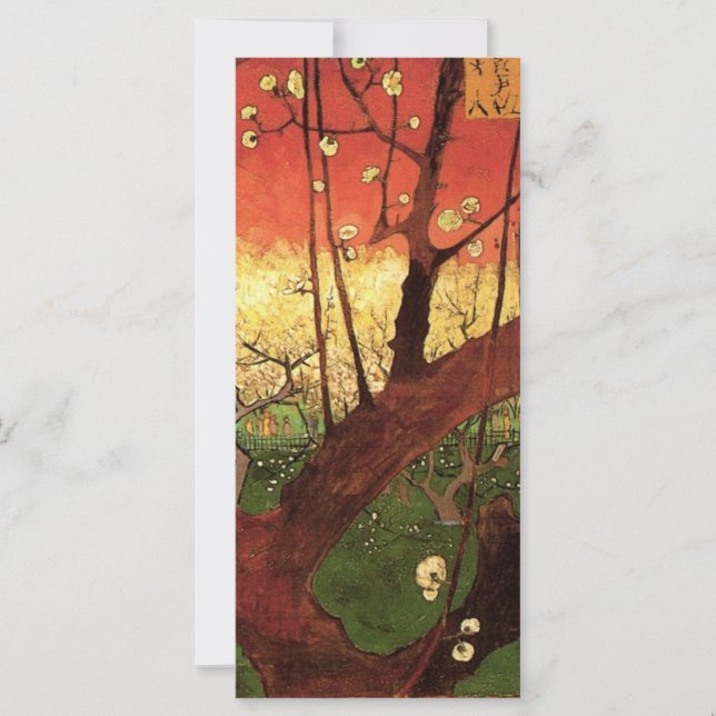 Japonismus: Blühender Pflaumenbaum von Vincent van (Vorderseite)