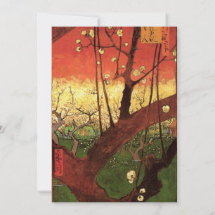 Japonismus: Blüten tragender Pflaumenbaum von Vinc