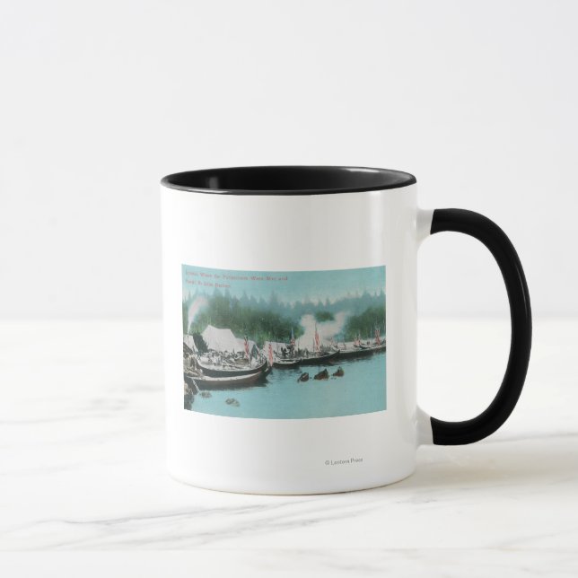 Japonski Insel - Potlatchers & Sitka Natives Tasse (Rechts)