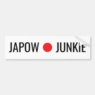 Japow junkie Sticker Autoaufkleber