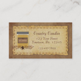 Jar Candle Business Card Visitenkarte