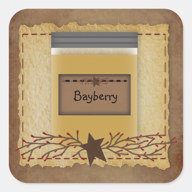 Jar Candle Custom Scent Aufkleber (Vorderseite)