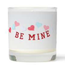 Jar Candle mit schönem Be Mine Design