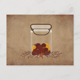 Jar Fixins Rezept Card Postkarte