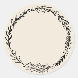 Jar/Gewürzkleber-Etikett II Runder Aufkleber