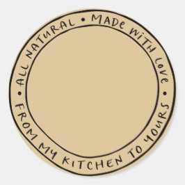 Jar/Gewürznatur-Bio Aufkleber