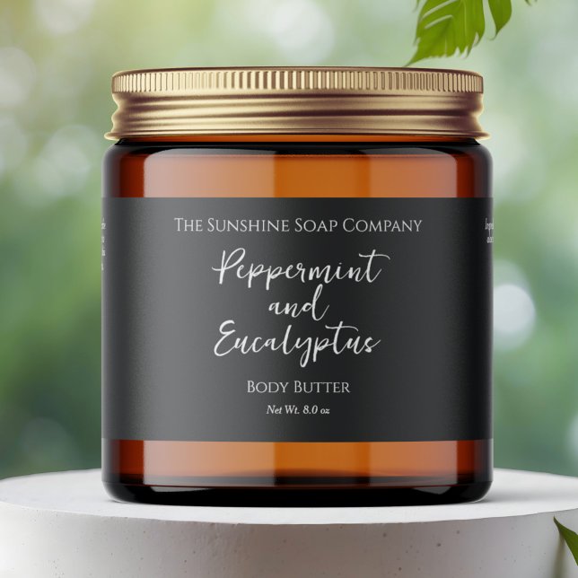 JAR-Label für Minimalistische graue wasserdichte K Wasserflaschenetikett (Von Creator hochgeladen)