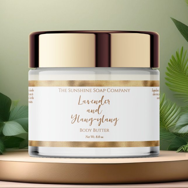 JAR-Label für wasserdichte Kosmetika mit weißem un Wasserflaschenetikett (Von Creator hochgeladen)