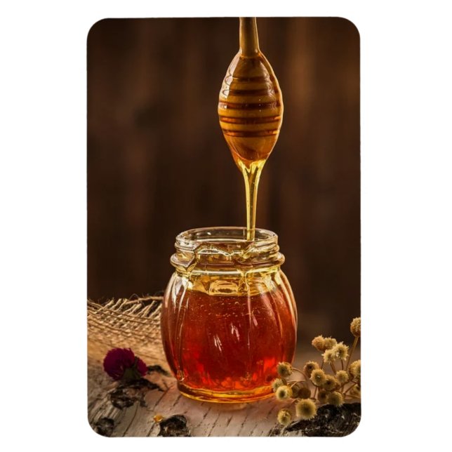 Jar of Honey Flexible Foto Magnet (Vertikal)