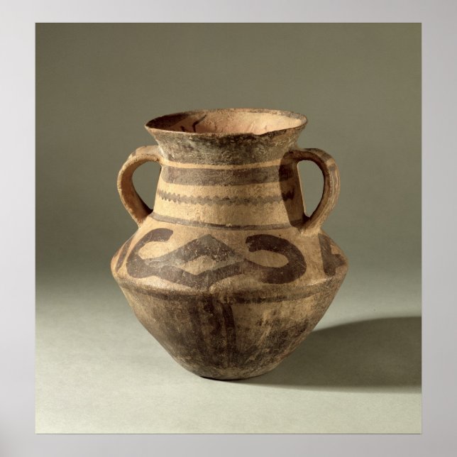 Jar, Provinz Gansu, ca. 1300-700 v. Chr. Poster (Vorne)