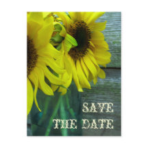 Jar Sonnenblumen Barnwood Fall Save the Date