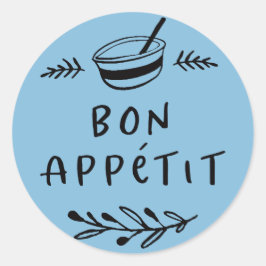 Jar/Spice-Bon Appétit-Aufkleber Runder Aufkleber