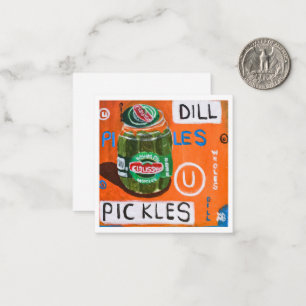 Jar von Pickles Mitteilungskarte