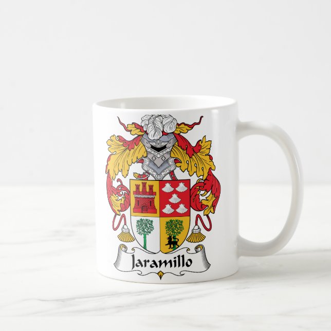 Jaramillo Familienwappen Kaffeetasse (Rechts)
