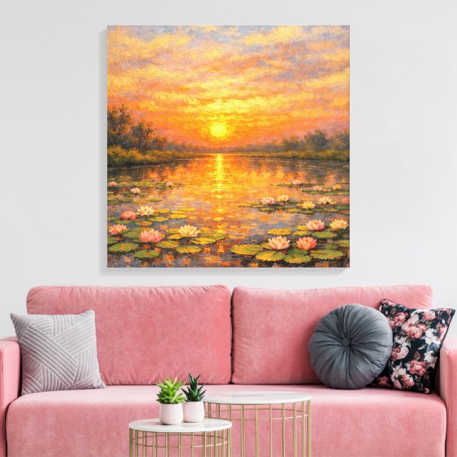 Jardim de Espelhos e Céu Leinwanddruck (Insitu (Wohnzimmer))