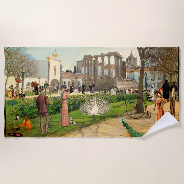 Jardim Diana (Evora - Portugal) Strandtuch (Vorderseite)