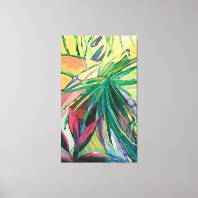 Jardin Abstracto I Leinwanddruck (Vorderseite)