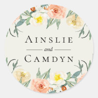 Jardin De Fleurs Personalisiert Sticker