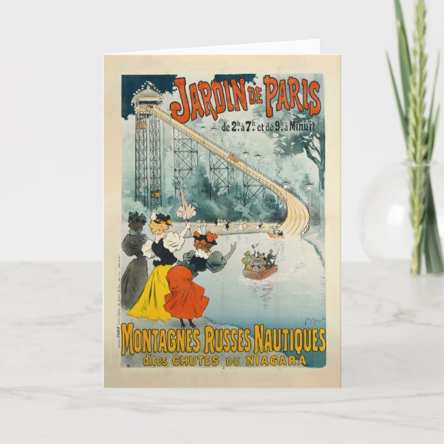 Jardin de Paris | Georges Meunier Karte (Vorderseite)