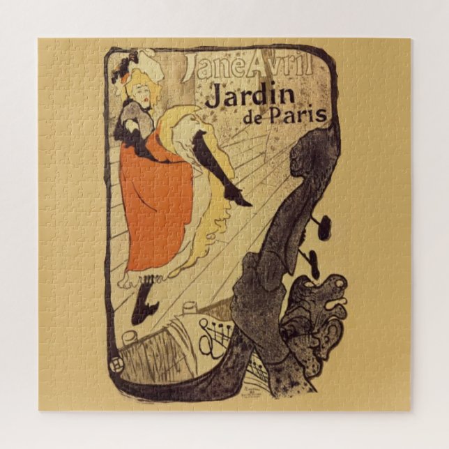 Jardin de Paris - Toulouse-Lautrec Puzzle (Vertikal)