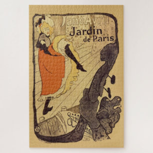 Jardin de Paris - Toulouse-Lautrec Vintag Cabaret Puzzle