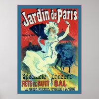 Jardin de Paris ~ Vintage französische Werbung