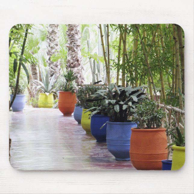 Jardin Majorelle, Majorelle Garden, jetzt öffentli Mousepad (Vorne)