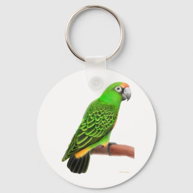 Jardines Parrot Schlüsselanhänger (Vorderseite)