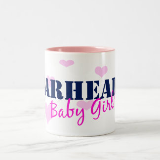 Jarheads Baby-Mädchen-Kaffee-Tasse Zweifarbige Tasse