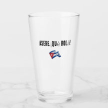 jarra / vaso con frase cubana