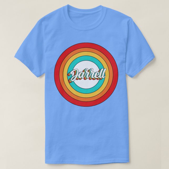 Jarrell Name Shirt Vintag Jarrell Circle (Design vorne)