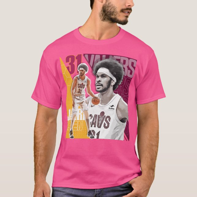 Jarrett Allen Basketball Shirt Tapestry (Vorderseite)