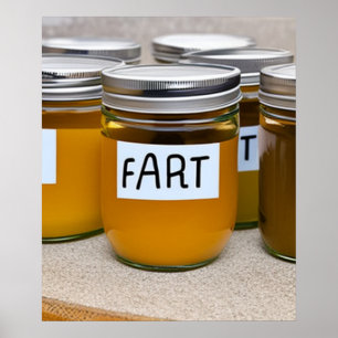 Jars hausgemachte Furzen Poster