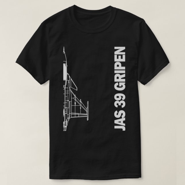 JAS 39 Gripen T-Shirt (Design vorne)