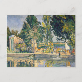 Jas de Bouffan The Pond - Paul Cezanne - c1876 Postkarte