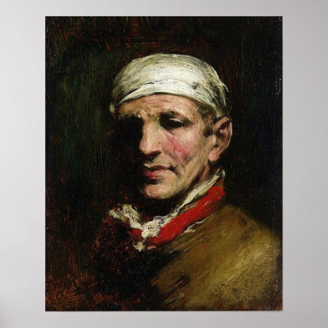 Jase - Mann mit Bandana Poster (Vorne)