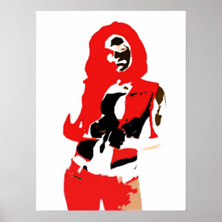 Jasen Sousa Extravagant Girl Poster