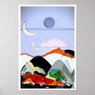 Jasmin Moon Print Poster