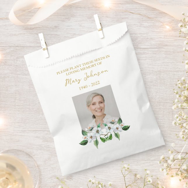 Jasmin-Samenpackungs-Gedenk-Beerdigungs-Beutel Geschenktütchen (Ausgeschnitten)