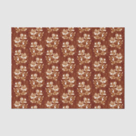 Jasmine Bloom Vintage Blume Blumenmuster Sepia Seidenpapier