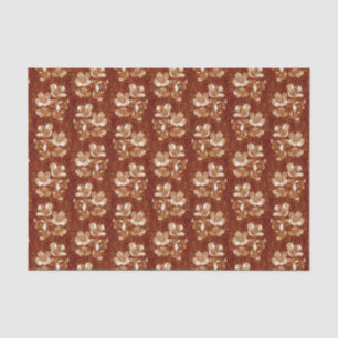 Jasmine Bloom Vintage Blume Blumenmuster Sepia Seidenpapier