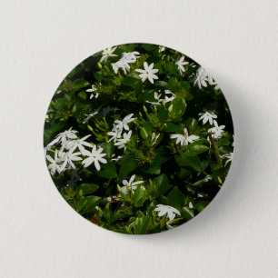 Jasmine Blume Tropical Floral Botanic Button
