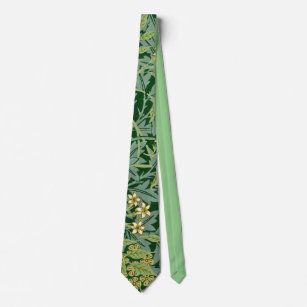 Jasmine Blume Vintag Ornament Illustration Krawatte