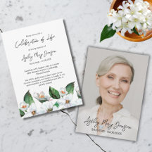 Jasmine Celebration of Life Photo Funeral