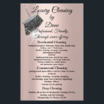 Jasmine Cleaning Service House Behaltend Rose Silv Flyer<br><div class="desc">Als Reinigungsdienstleister ist es wichtig, Ihr Unternehmen zu fördern, um ein größeres Publikum zu erreichen und mehr Kunden anzuziehen. Eine der effektivsten Möglichkeiten dafür ist die Gestaltung einer Broschüre oder eines Flyers, die Ihre Dienstleistungen und Preise visuell ansprechend präsentiert. Eine gut durchdachte Broschüre hilft Ihrem Reinigungsunternehmen dabei, sich zu überzeugen...</div>