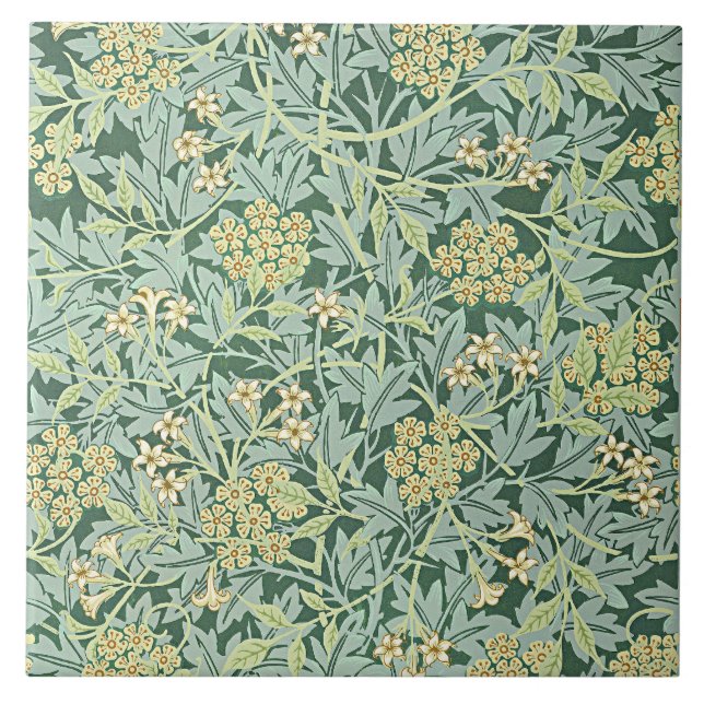 Jasmine, Muster von William Morris, Fliese (Vorderseite)