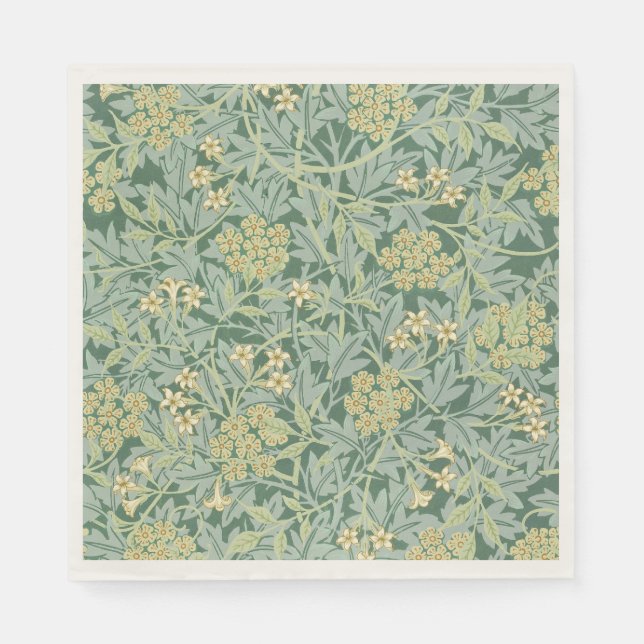 Jasmine, Muster von William Morris, Serviette (Vorderseite)