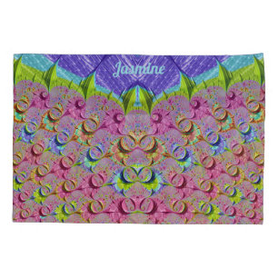 JASMINE~ Original mehrfarbiges 3D-Fraktal Design ~ Kissenbezug
