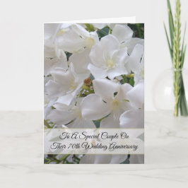 Jasmine Personalisiert 70. Hochzeitstag Karte