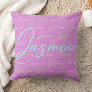 Jasmine Repetiernamenmuster Kissen